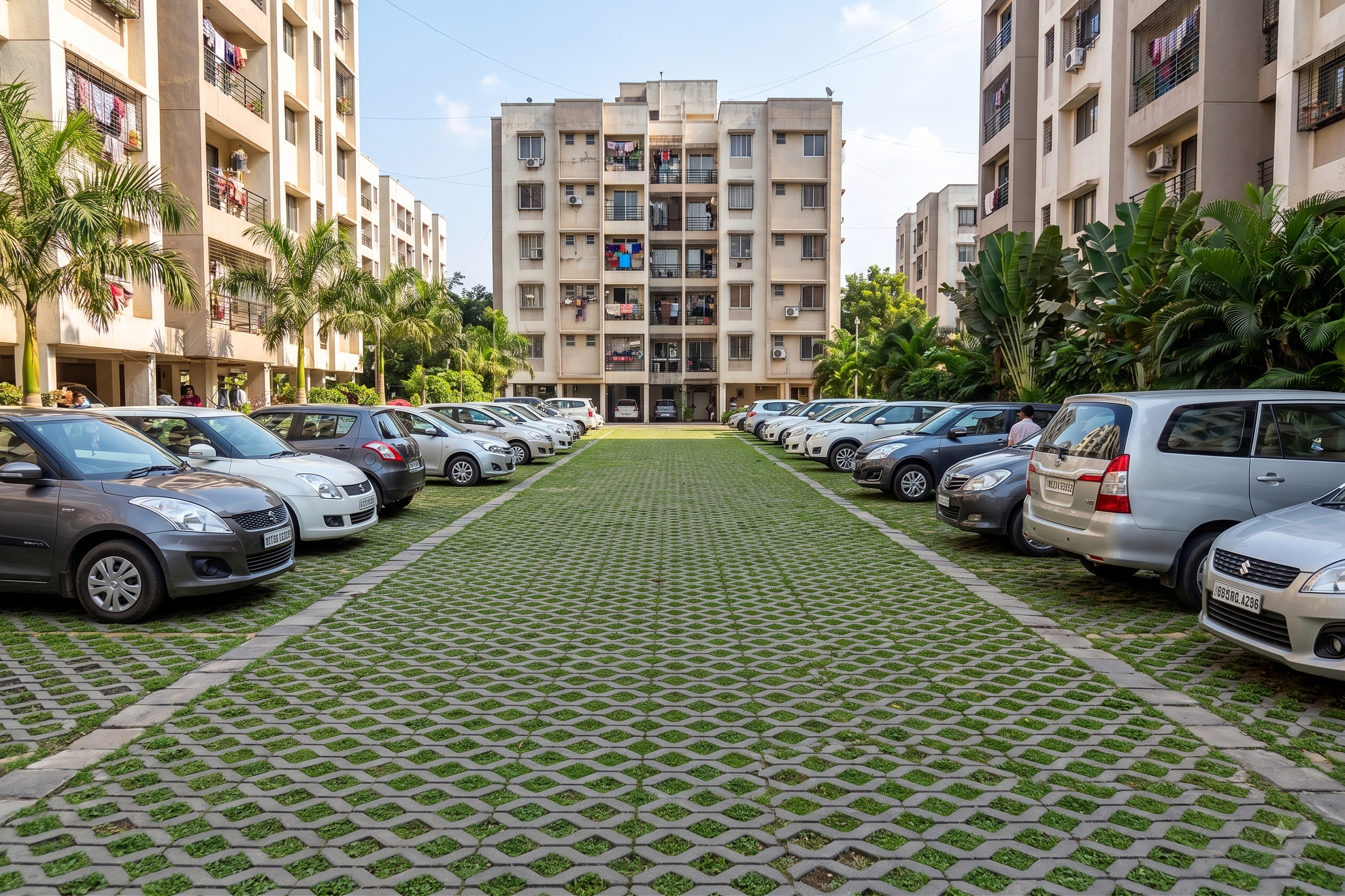 Apartment Parking Court